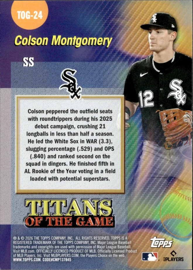 Colson Montgomery card back