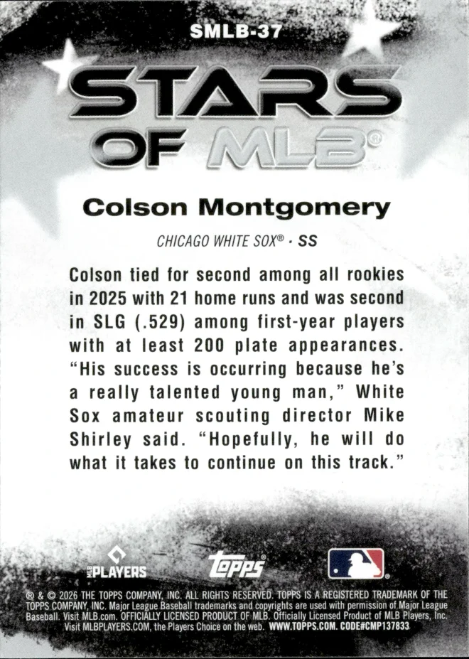 Colson Montgomery card back