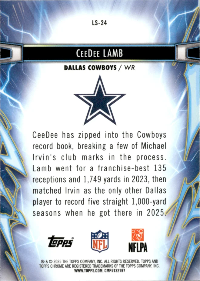 CeeDee Lamb card back