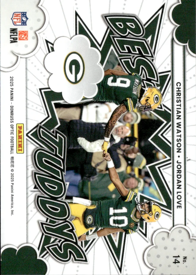 Christian Watson / Jordan Love card back