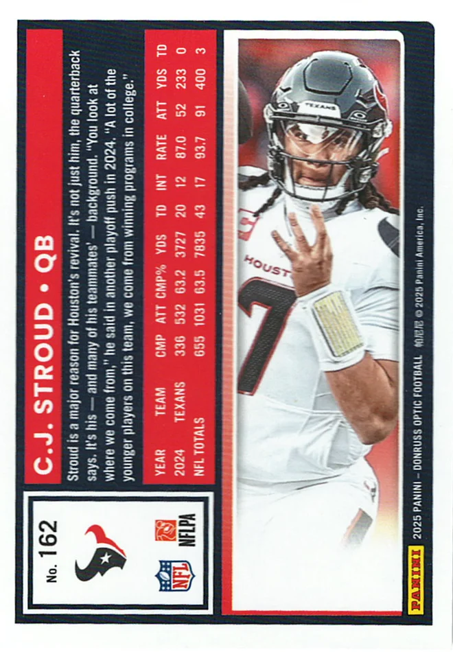 Card 5 card back