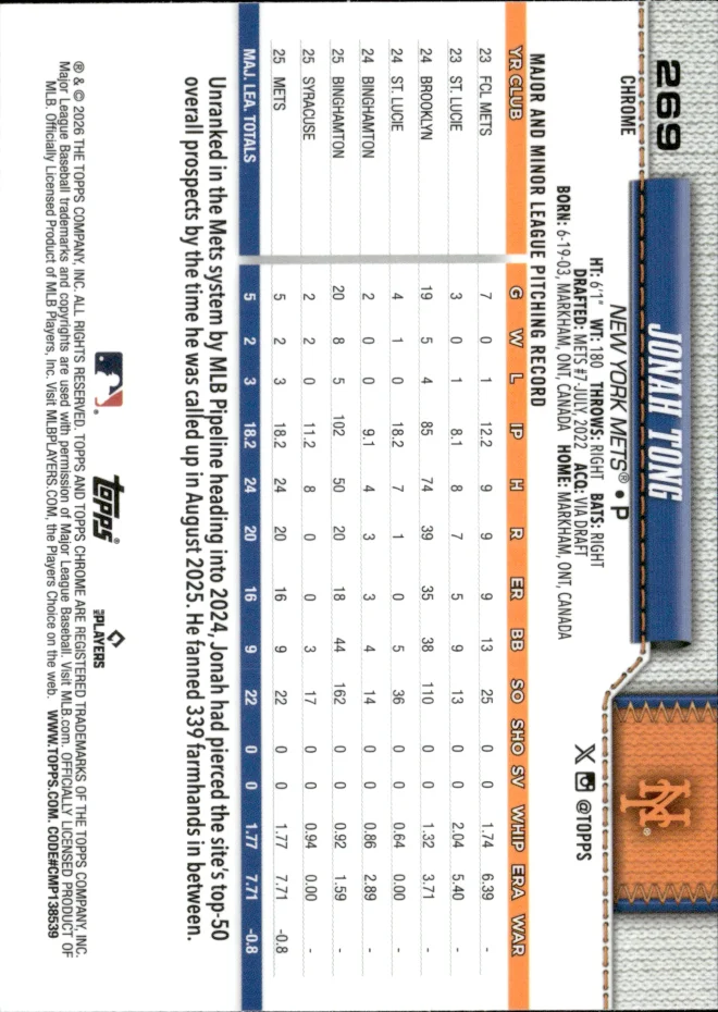 Jonah Tong card back