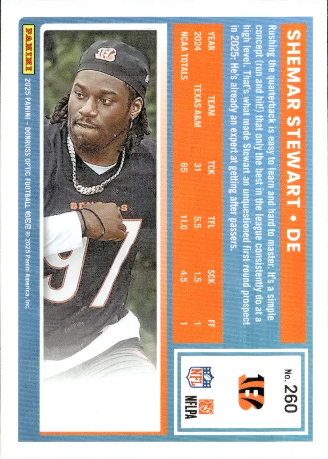 Shemar Stewart card back