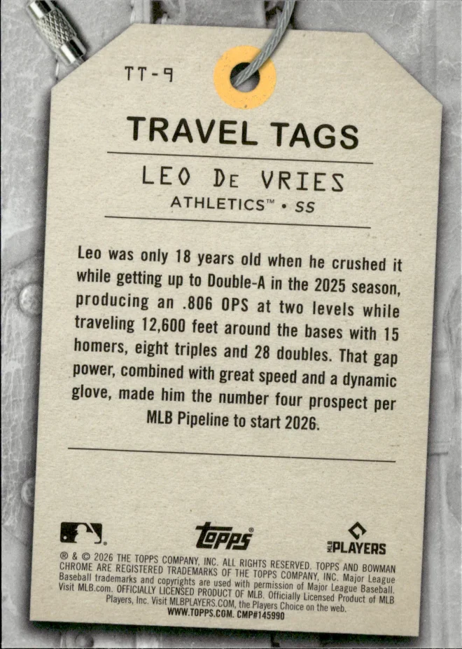 Leo De Vries card back