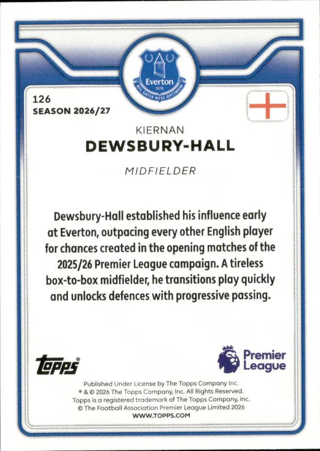 Kiernan Dewsbury-Hall card back