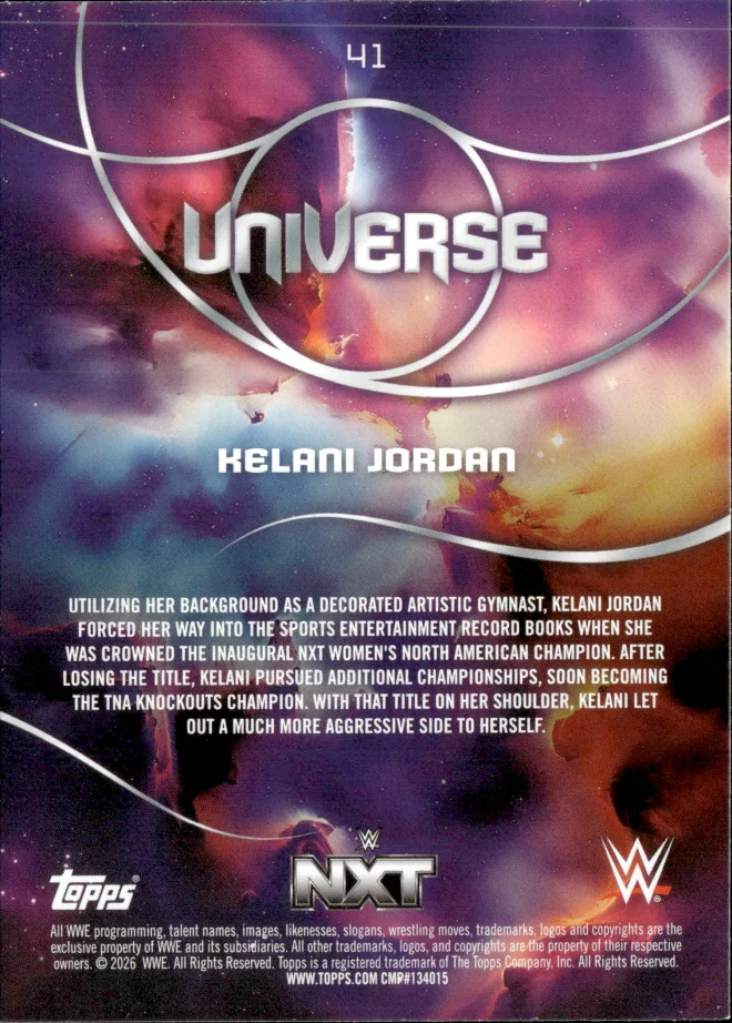 Kelani Jordan card back