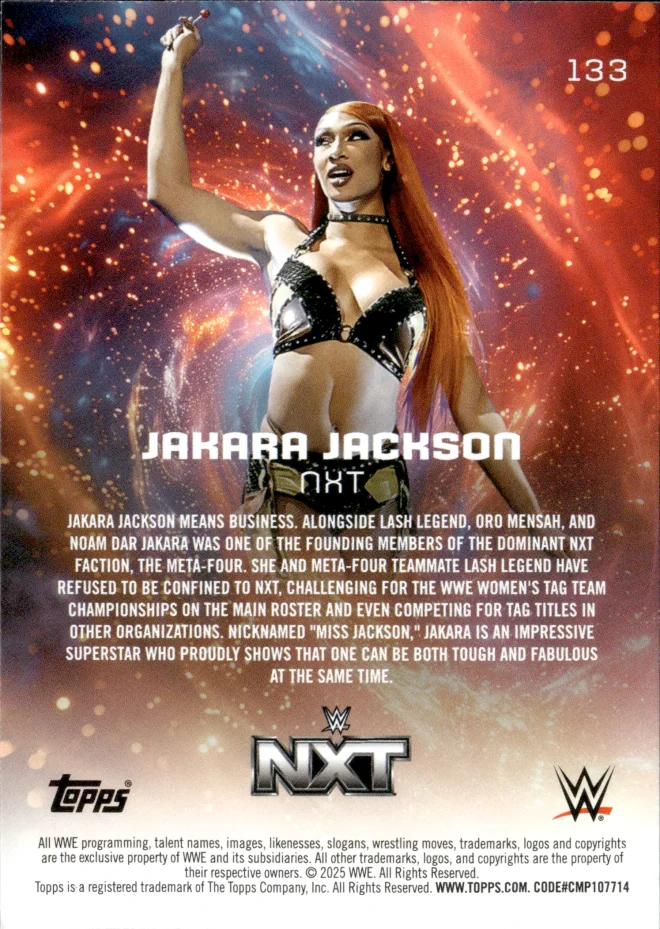 Jakara Jackson card back