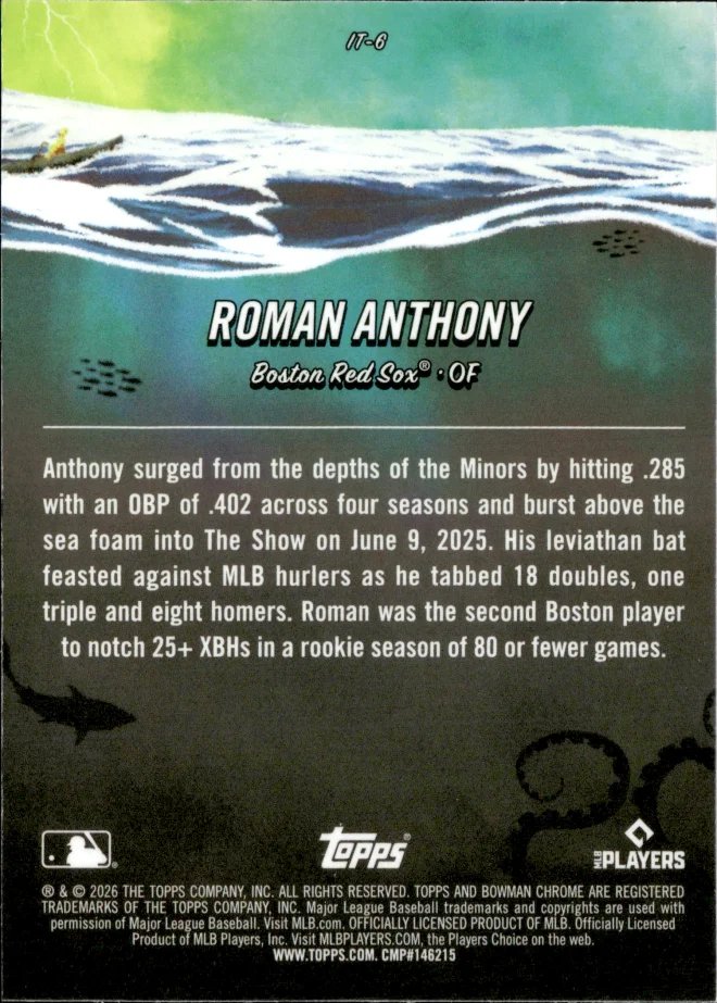 Roman Anthony card back