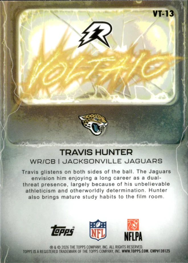 Travis Hunter card back