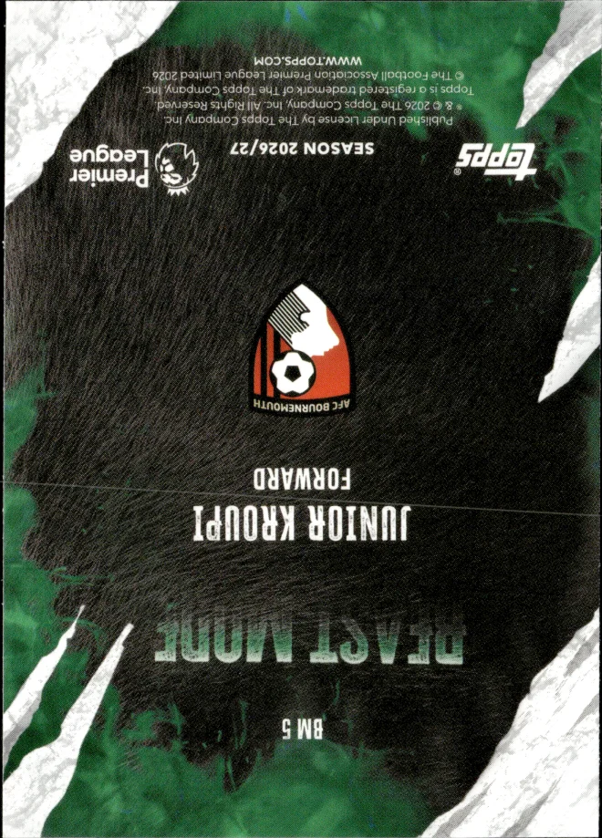 Junior Kroupi card back