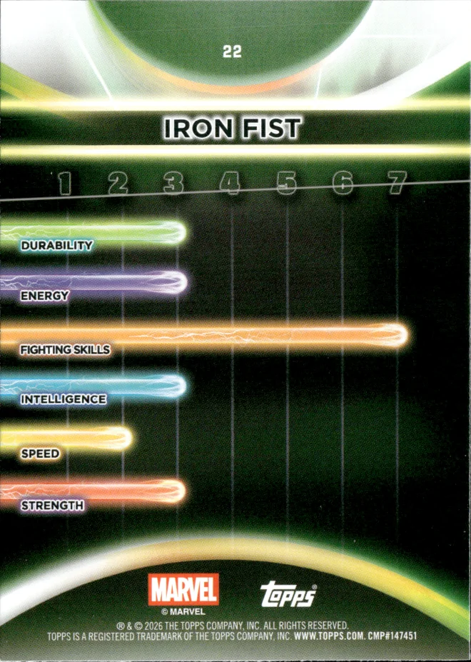 Iron Fist card back