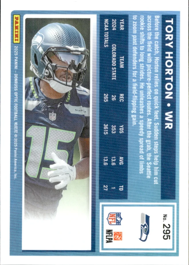 Tory Horton card back
