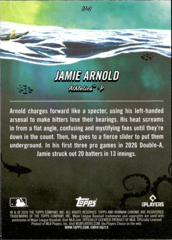 Jamie Arnold card back