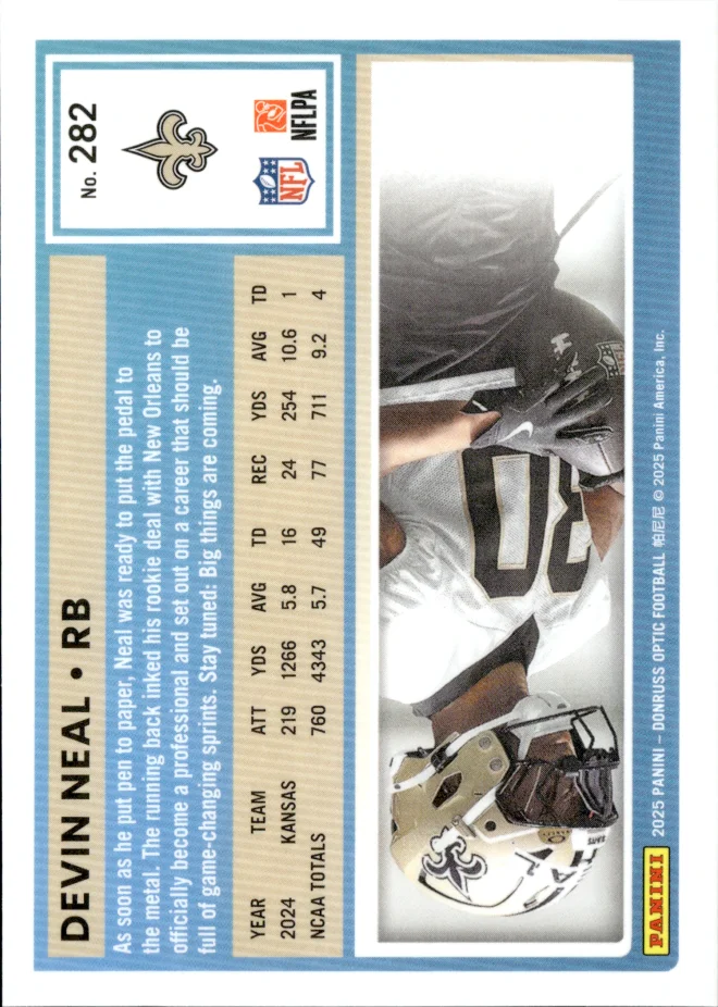 Devin Neal card back