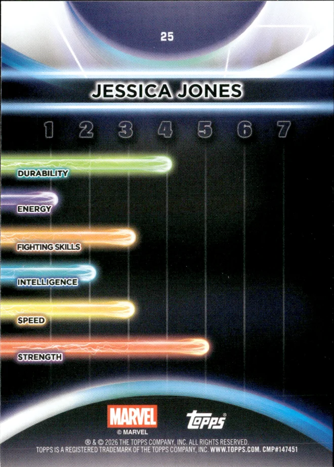 Jessica Jones card back
