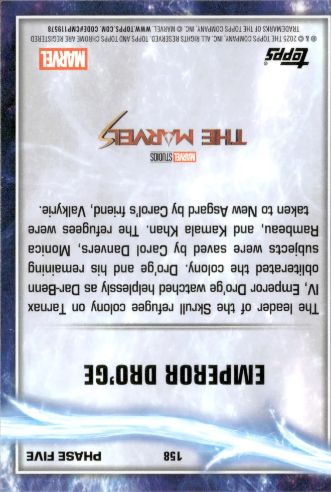 Emperor Dro'ge card back
