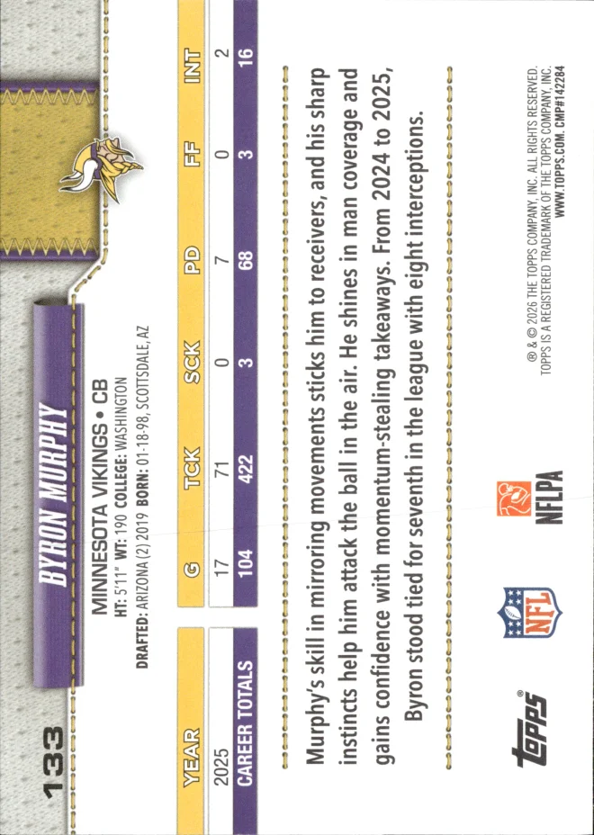 Byron Murphy card back