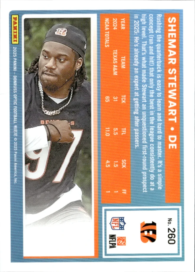 Shemar Stewart card back