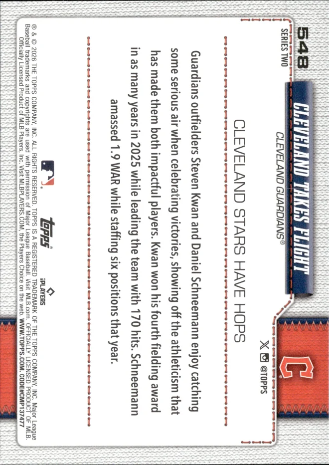 Cleveland Takes Flight card back