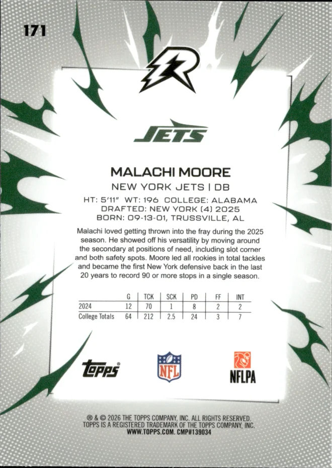 Malachi Moore card back