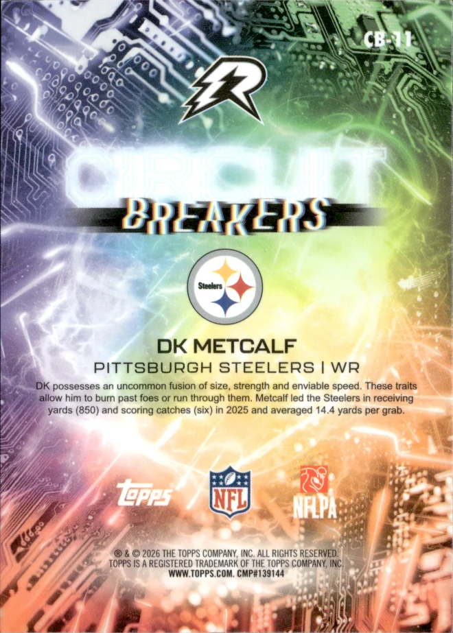 DK Metcalf card back