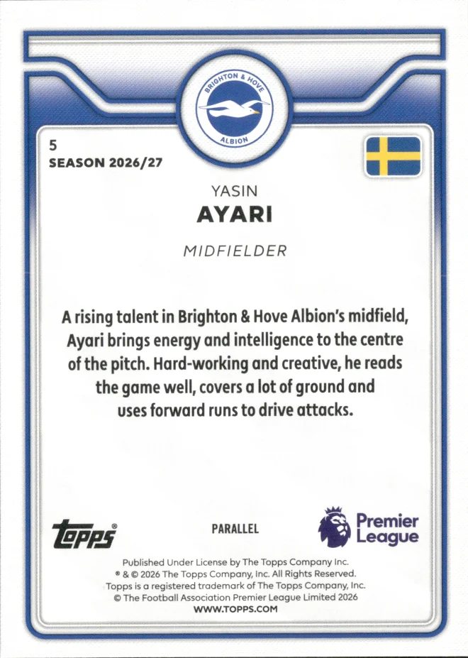 Yasin Ayari card back