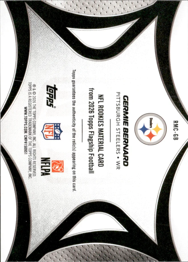 Germie Bernard card back