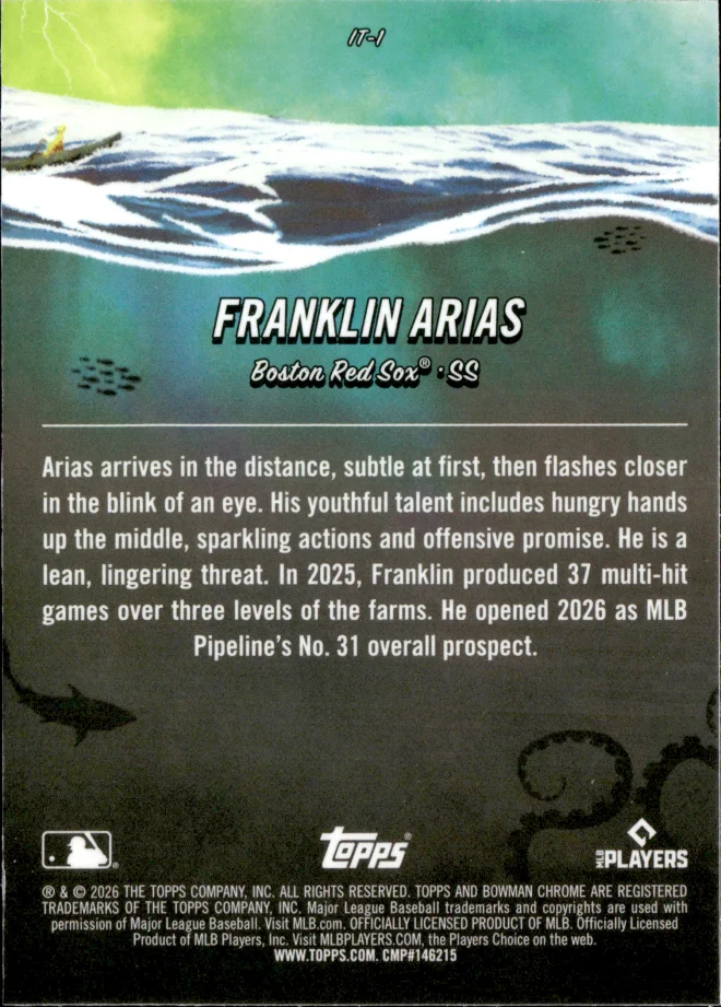 Franklin Arias card back