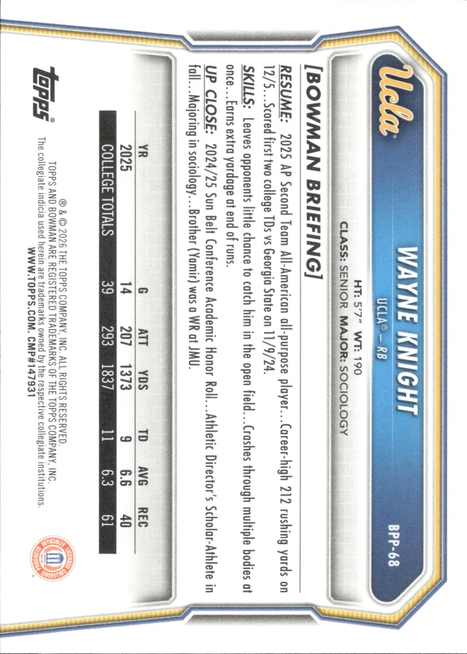 Wayne Knight card back