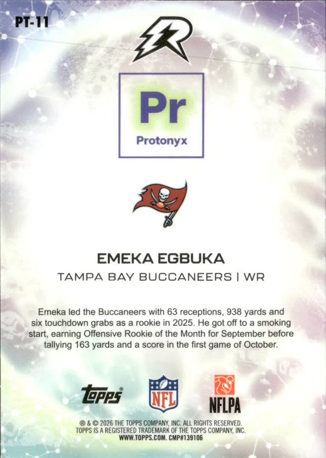 Emeka Egbuka card back