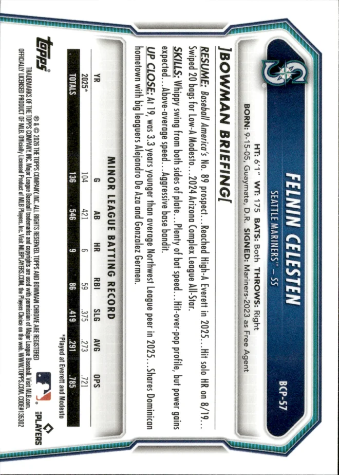 Felnin Celesten card back