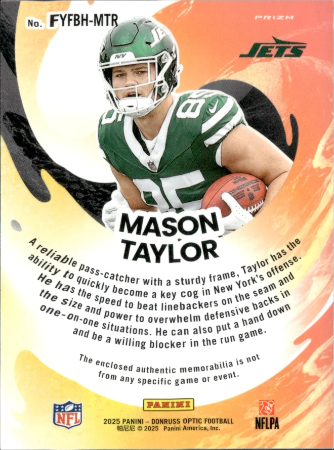 Mason Taylor card back