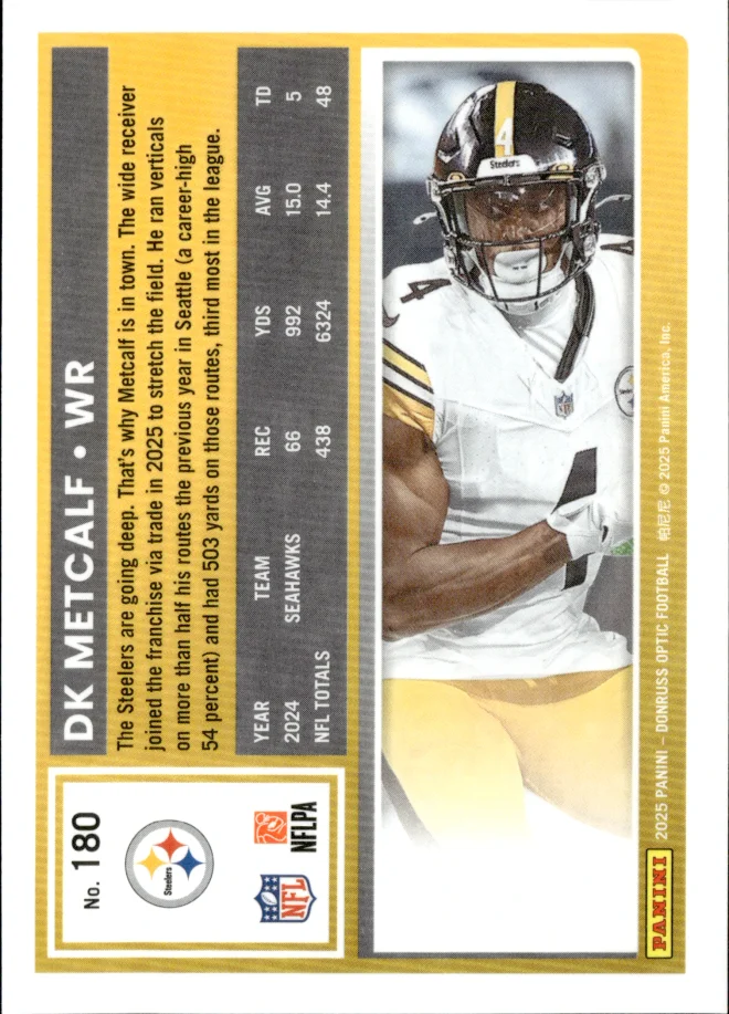 DK Metcalf card back