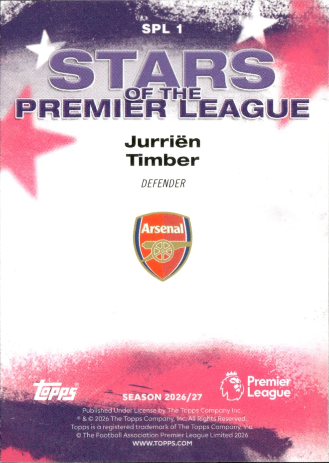 Jurriën Timber card back
