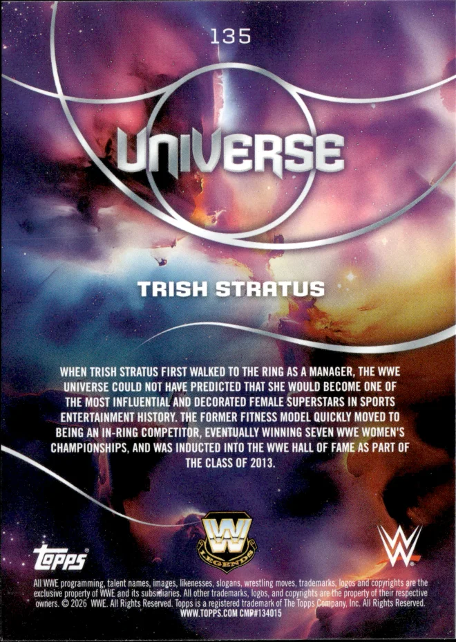 Trish Stratus card back