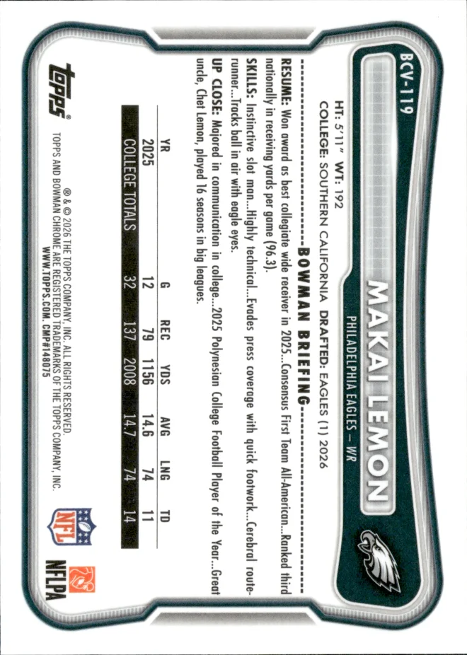 Makai Lemon card back