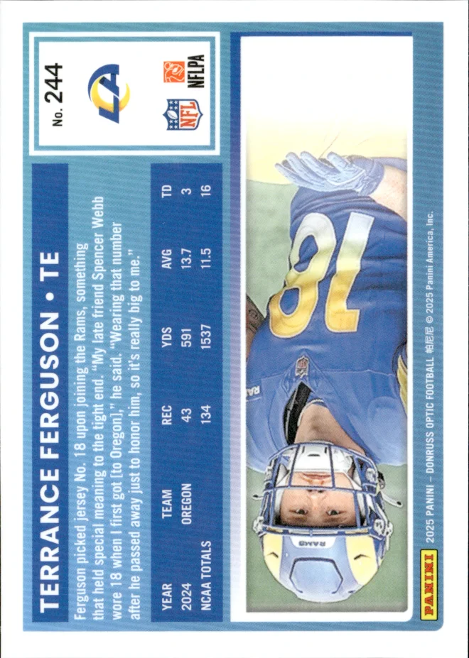 Terrance Ferguson card back