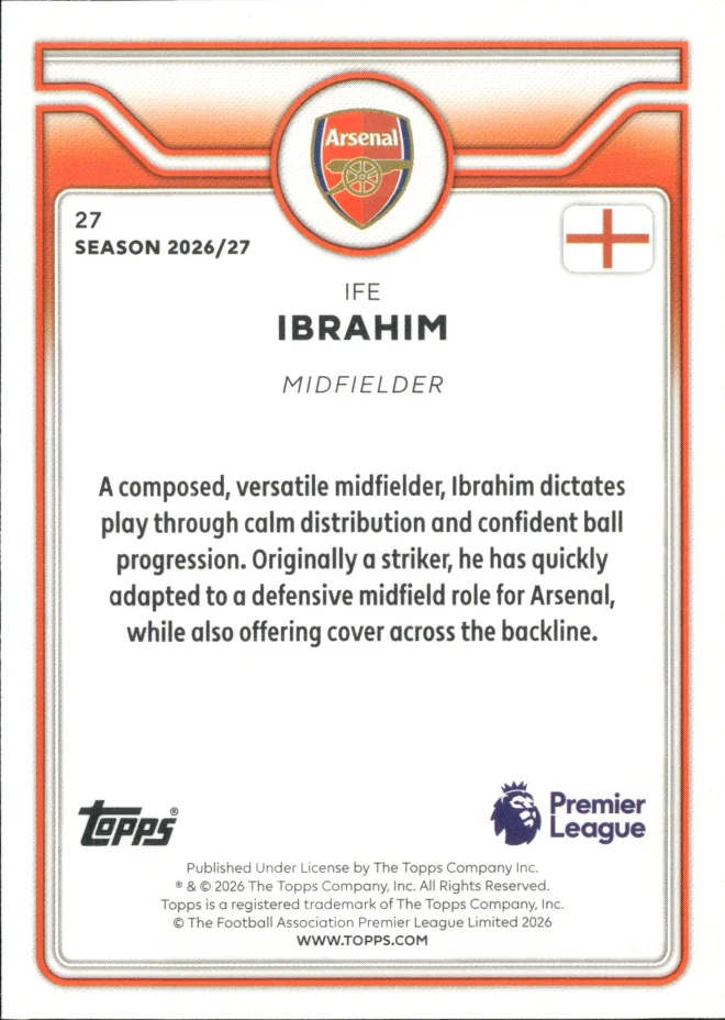 Ife Ibrahim card back