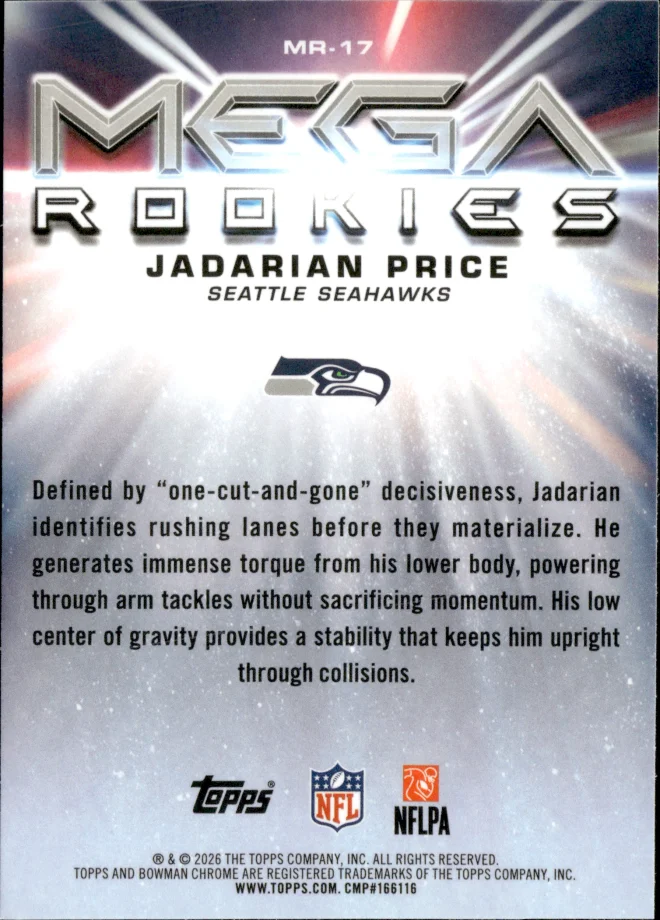 Jadarian Price card back