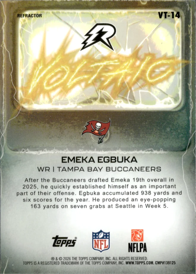 Emeka Egbuka card back