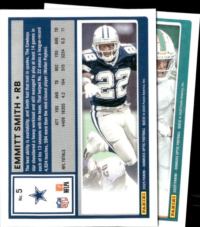 Tyreek Hill card back