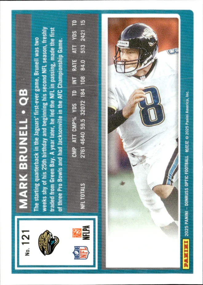 Mark Brunell card back