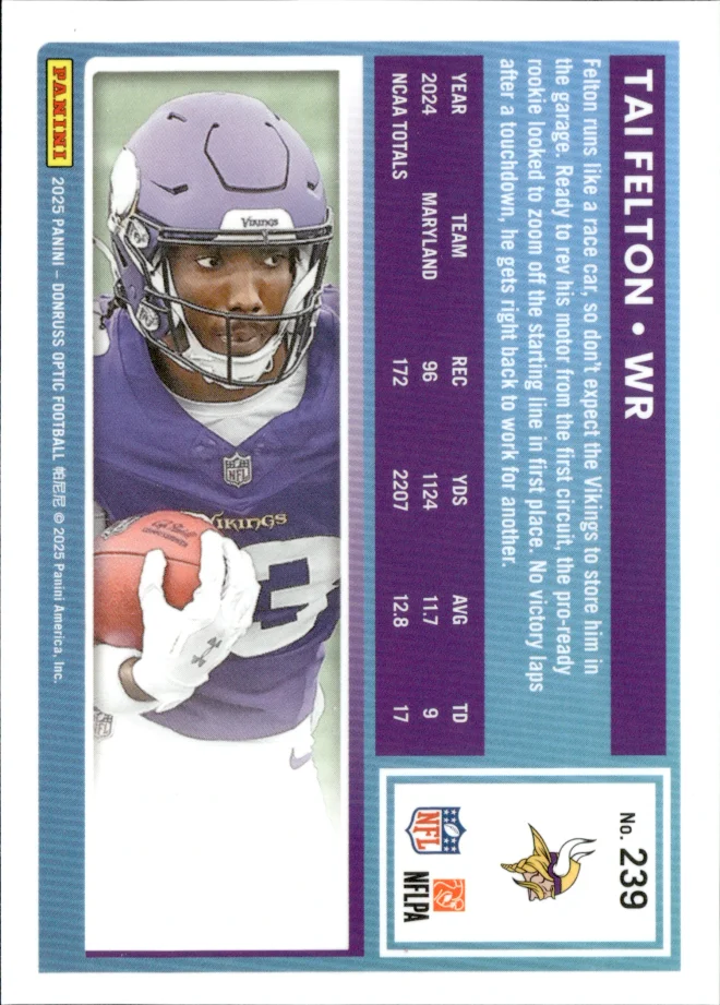 Tai Felton card back