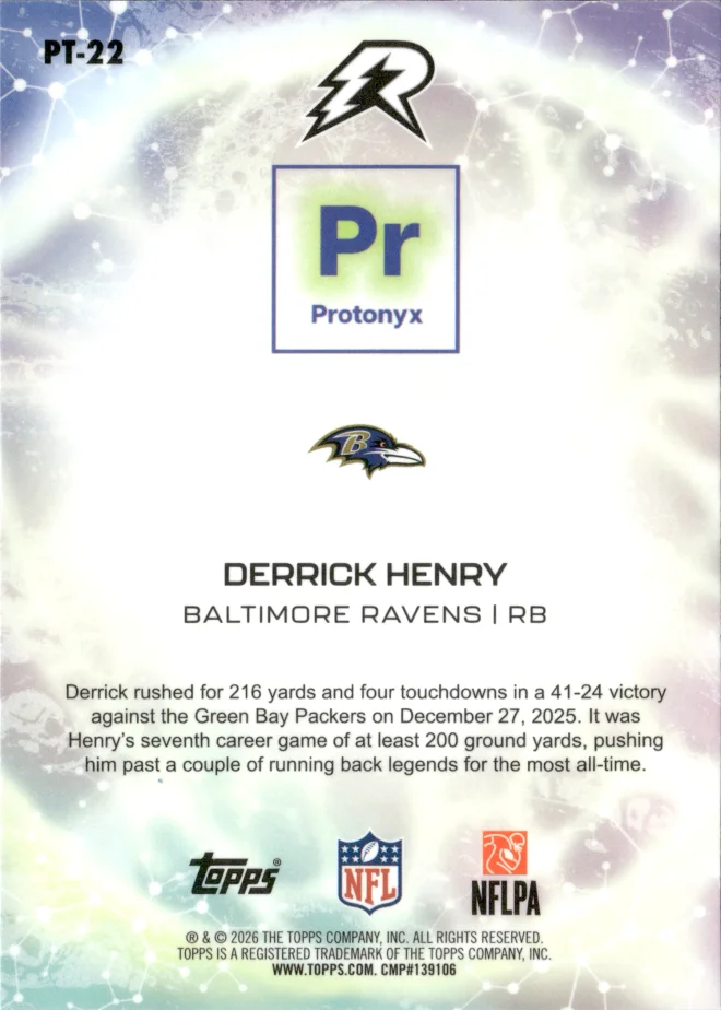 Derrick Henry card back