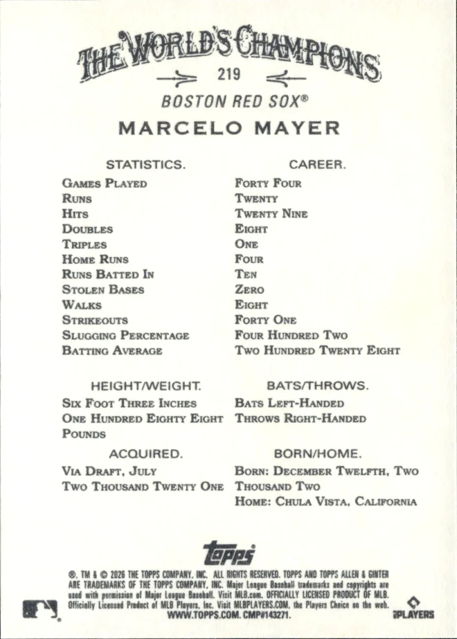 Marcelo Mayer card back