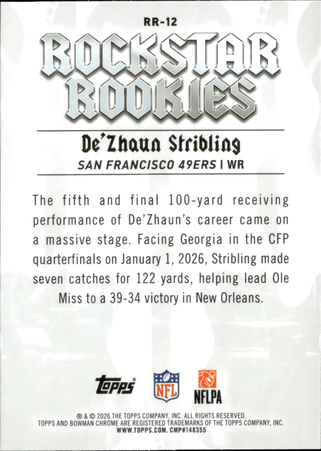 De'Zhaun Stribling card back