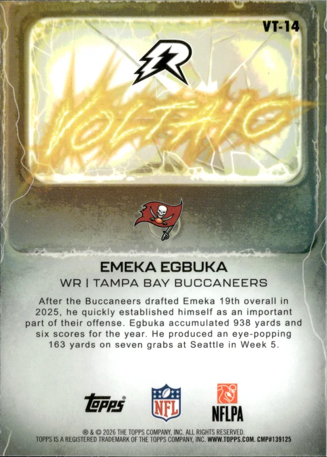 Emeka Egbuka card back