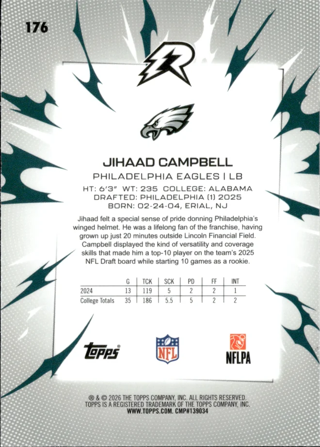 Jihaad Campbell card back