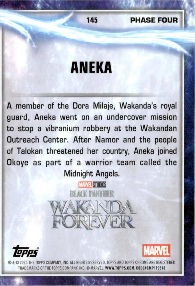 Aneka card back
