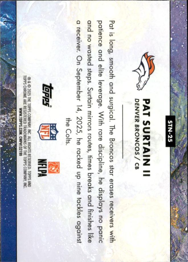 Pat Surtain II card back